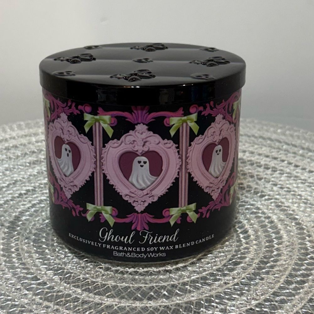 BBW Ghoul Friend 3 Wick Scented Candle NWT